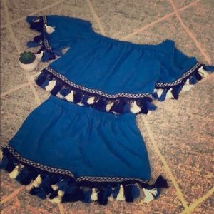 Tassel Short Set